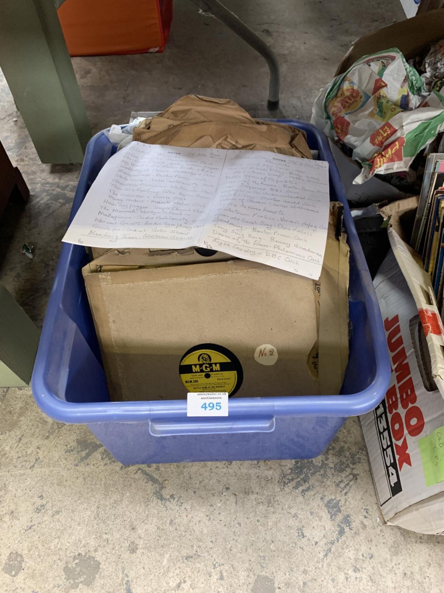 A BOX OF VINTAGE LP RECORDS, SEE PHOTO FOR LIST
