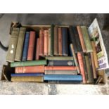 A LARGE COLLECTION OF VINTAGE CLOTH BOUND BOOKS