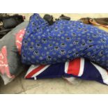 SIX NEW X LARGE DOG BEDS WITH VARIOUS DESIGNS 145CM X 95CM