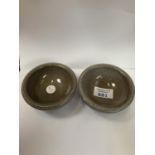 A PAIR OF WEDGEWOOD 'NORMAN WILSON' SMALL BOWLS