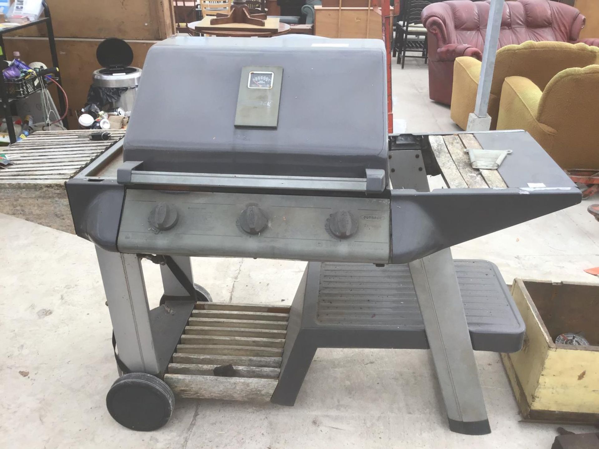 AN OUTBACK GAS BBQ