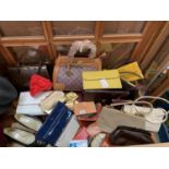 A LARGE COLLECTION OF LADIES BAGS, PURSES ETC