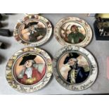 FOUR ROYAL DOULTON PLAQUES