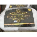 THREE PACKS OF HOTEL PILLOWS (TWO PILLOWS PER PACK)