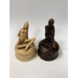 A PAIR OF SMALL EROTIC FIGURES