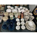 A COLLECTION OF CERAMICS TO INCLUDE 'PHOENIX' , 'ROYAL ALBERT' EXAMPLES ETC
