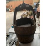 A VINTAGE IRISH WELL BUCKET