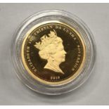 A THE GREAT WAR 1914-1918 22CT GOLD SOVEREIGN