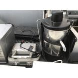 AN INDUSTRIAL TOASTIE MAKER AND A HOTPLATE IN WORKING ORDER A HOT WATER MACHINE