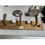 A GOLFERS DESIGN STYLE WALL HANGING COAT HOOK