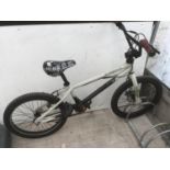 AN X RATED BMX/STUNT BIKE WITH FRONT DISC BRAKES IN CLEAN CONDITION