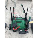 A GARDENLINE ELECTRIC LAWN MOWER IN WORKING ORDER