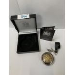 A BOXED A.E WILLIAMS POCKET WATCH
