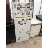 A WHIRLPOOL FRIDGE FREEZER IN WORKING ORDER