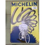 A VINTAGE STYLE METAL 'MICHELIN' SIGN