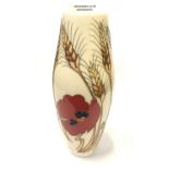 A MOORCROFT HARVEST POPPY VASE