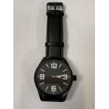 A GENTS BLACK WRIST WATCH