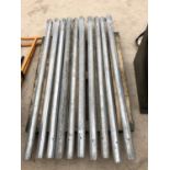 FORTY METAL SECURITY FENCE STAKES