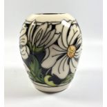 A MOORCROFT POTTERY 'PHOEBE SUMMER' PATTERN VASE, HEIGHT 10CM