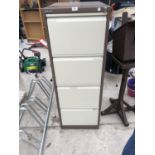 A BISLEY FOUR SECTION FILING CABINET