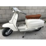 A 1966 LAMBRETTA LI 150 EIBAR SCOOTER, MANUFACTURED IN SPAIN, FULL RUNNING ORDER, FULL ENGINE