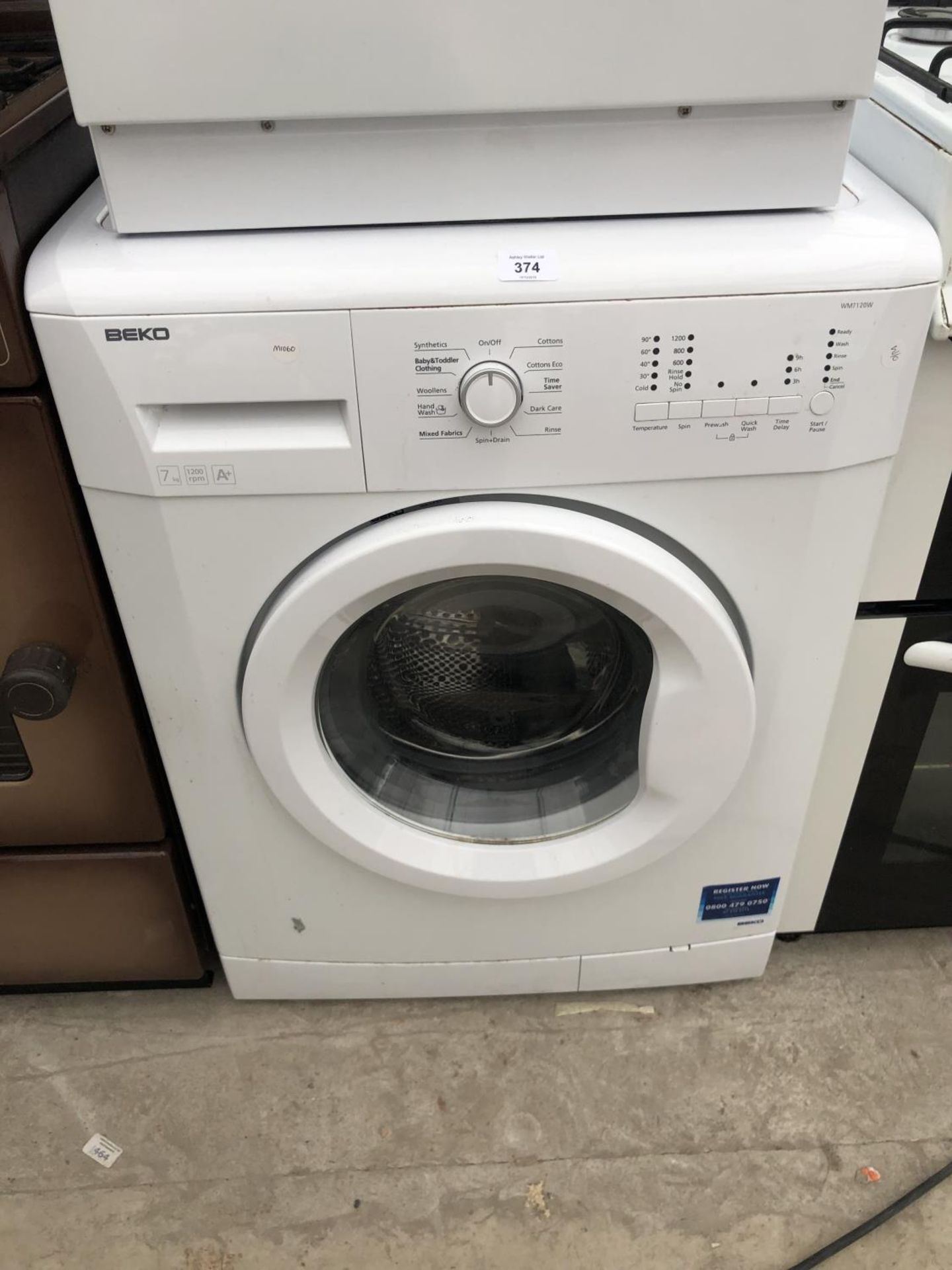 A BEKO WASHING MACHINE IN WORKING ORDER