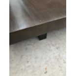 A LARGE MODERN LOW COFFEE TABLE