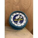 A MICHELIN WALL CLOCK