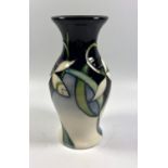 A MOORCROFT POTTERY 'TWENTY WINTERS' PATTERN VASE, HEIGHT 13CM