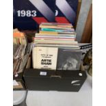 A LARGE COLLECTION OF JAZZ RECORDS