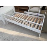 A SULTAN LADE WHITE COT BED