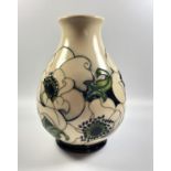 A MOORCROFT POTTERY 'SNOW SONG' PATTERN VASE, HEIGHT 19CM