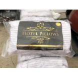 SEVEN PACKS OF 'HOTEL PILLOWS' (2 PER PACK)