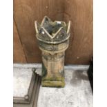 A VINTAGE CHIMNEY POT