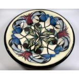 A LIMITED EDITION MOORCROFT POTTERY '1901' PATTERN BOWL, NUMBER 6/30, DIAMETER 29CM