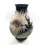 A MOORCROFT POTTERY 'ORIGINS' PATTERN VASE, HEIGHT 19CM