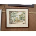 A M. AUMONIER WATERCOLOUR, FRAMED