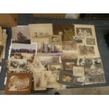 A COLLECTION OF LATE 19TH CENTURY PHOTOS OF IRISH COUNTRY SCENES, SCHOOL LABORATORIES, CASTLES ETC