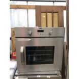 A ZANUSSI STAINLESS STEEL OVEN IN WORKING ORDER
