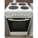 A FLAVEL ELECTRIC OVEN AND FOUR RING SOLID PLATE HOB (DIRECT WIRED)