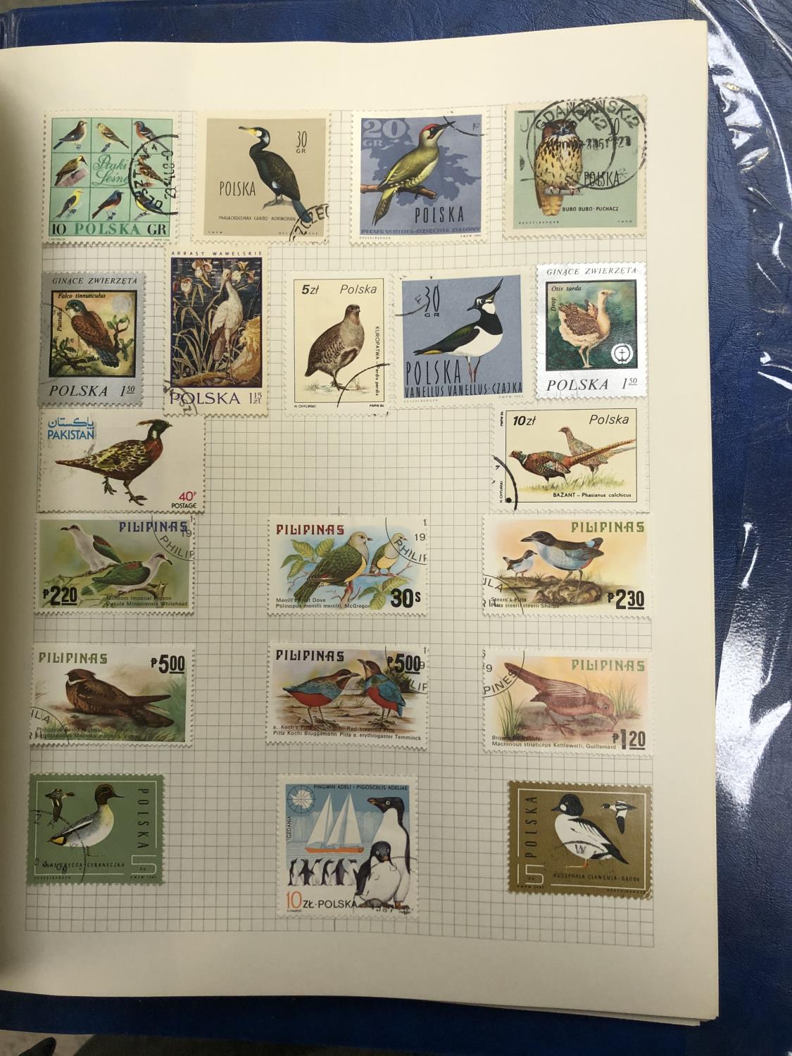 BIRDS . AN ALL WORLD THEMATIC COLLECTION OF BIRDS ON STAMPS . INCLUDED USA 2 X 25 SHEETS , PLUS - Image 8 of 9