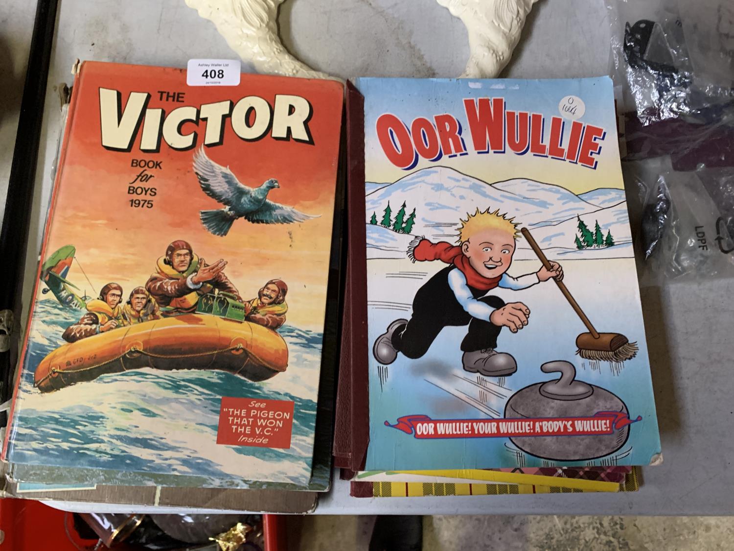 A MIXED GROUP OF VINTAGE ANNUALS ETC