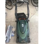 AN ENVOY ELECTRIC MOWER WITH GRASS BOX IN WORKING ORDER