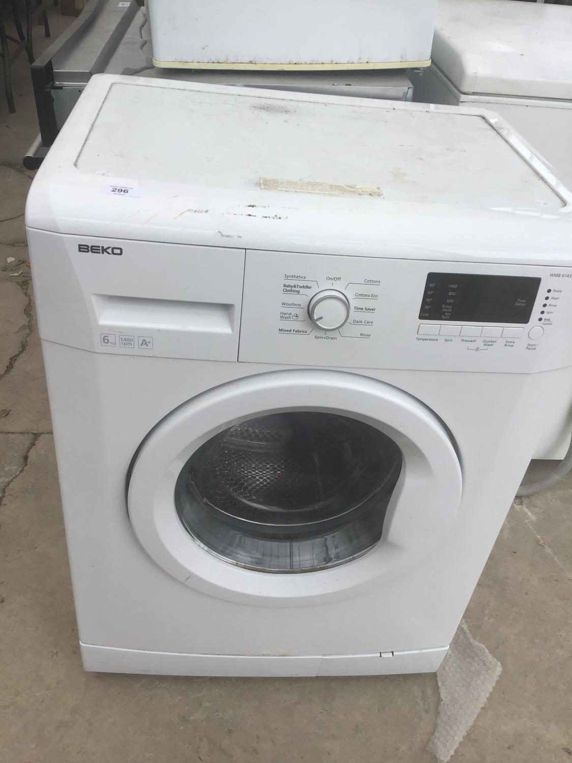 A BEKO 6KG WASHING MACHINE IN WORKING ORDER