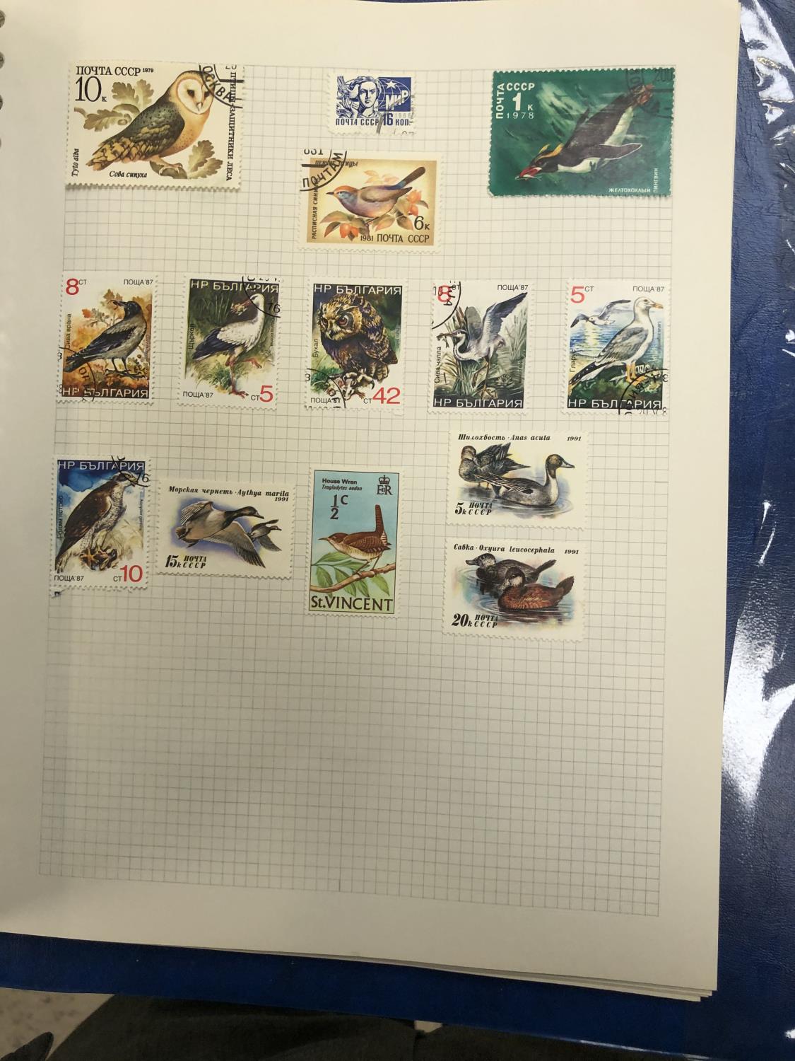 BIRDS . AN ALL WORLD THEMATIC COLLECTION OF BIRDS ON STAMPS . INCLUDED USA 2 X 25 SHEETS , PLUS - Image 6 of 9