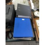 VARIOUS FOLDERS OF MANULAS RELATING TO A COMPLETE REBUILD OF A JAGUAR CAR, EARLY 2000'S