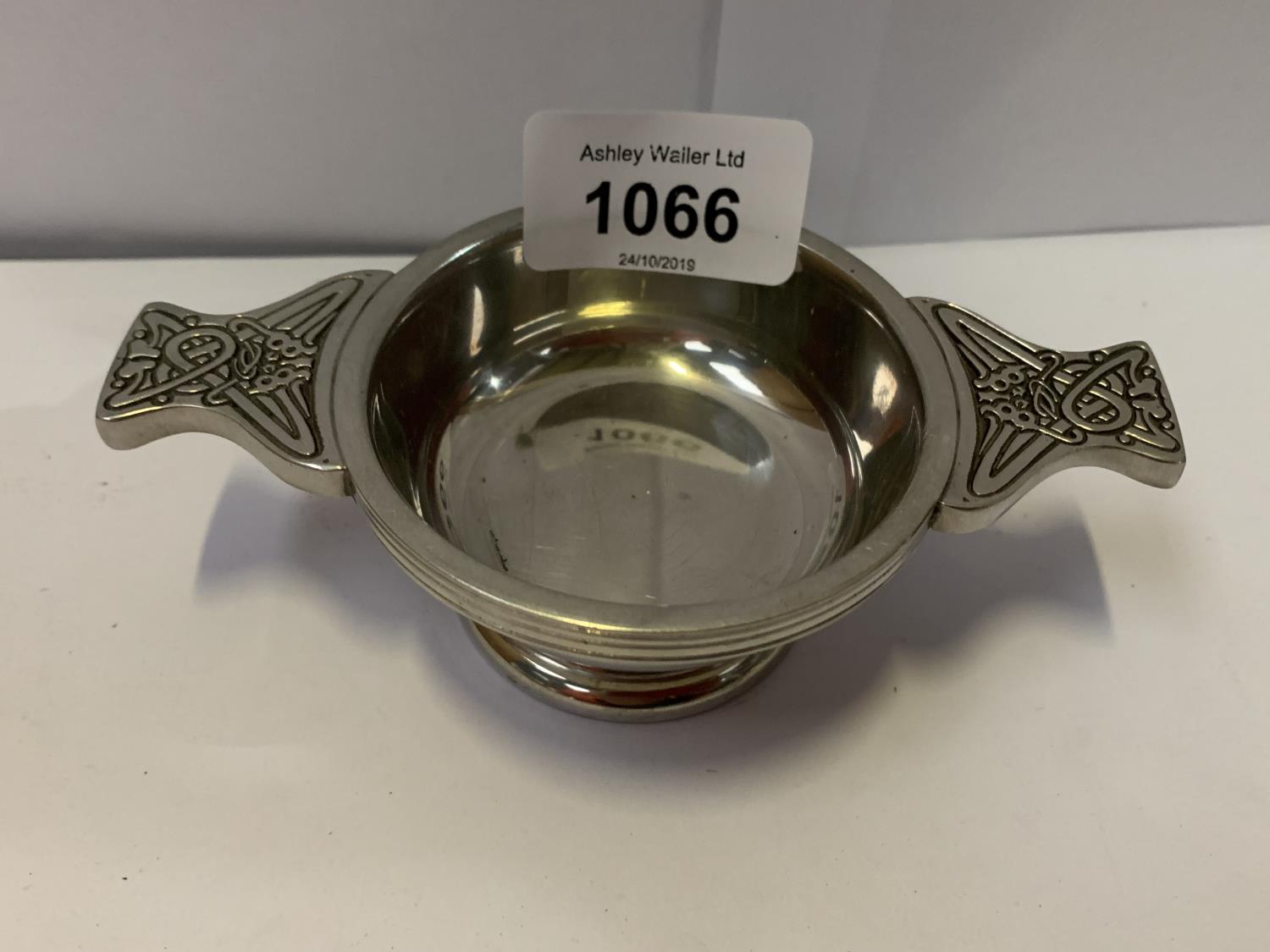 A SCOTTISH CELTIC TWO HANDLED BOWL