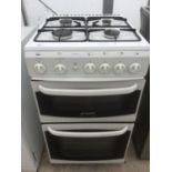 A CANNON LICHFIELD DOUBLE OVEN AND GRILL WITH FOUR RING GAS HOB