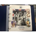 THE QUEEN?S CORONATION JUBILEE , 2003 , A COLLECTION COMPRISING 13 COIN COVERS , WITH VALUES TO £5 .