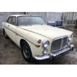 A 1970 ROVER 3.5L PETROL COUPE IN WHITE WITH V5, VARIOUS PAPERWORK ETC